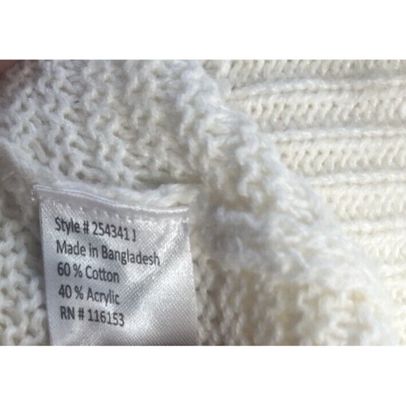 Proof Apparel Women’s Sweater Size S/M Color White - Picture 9 of 10